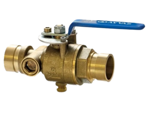 AYVAZ K-57 Grooved Test and Drain Valve 1 1/2"