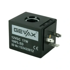 GEVAX Solenoid Valve Coil 12V DC 17 W