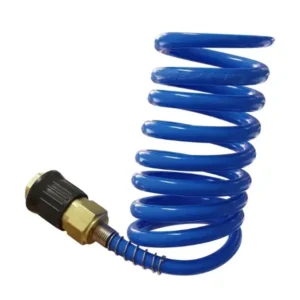 Coiled Air Hose with Quick Couplers Ø8 x 5 mm 7.5 Metre