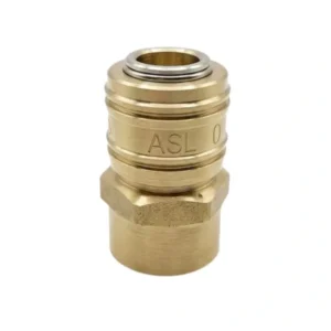 ASEL METAL Yellow Brass Quick Coupling Female Body 1/2"